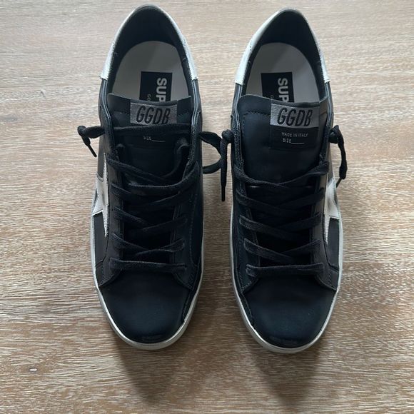 Golden Goose Super-Star Classic Black Size 38 Made in Italy NIB - Picture 2 of 11